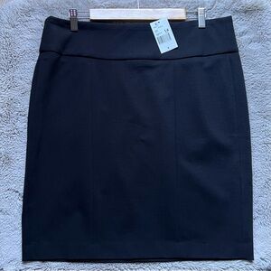 NEW Pencil Cabi Skirt Sz 14 Style #225 Solid All Black Downtown Classic Work
